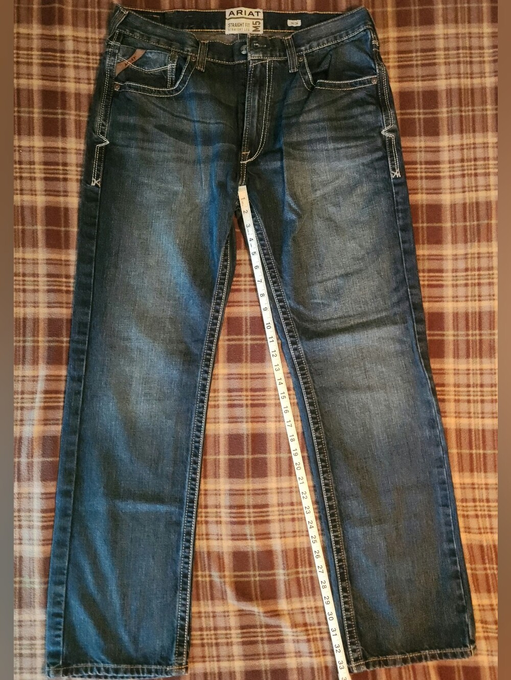 Ariat M5 Straight Fit Straight Leg, Size 36x34